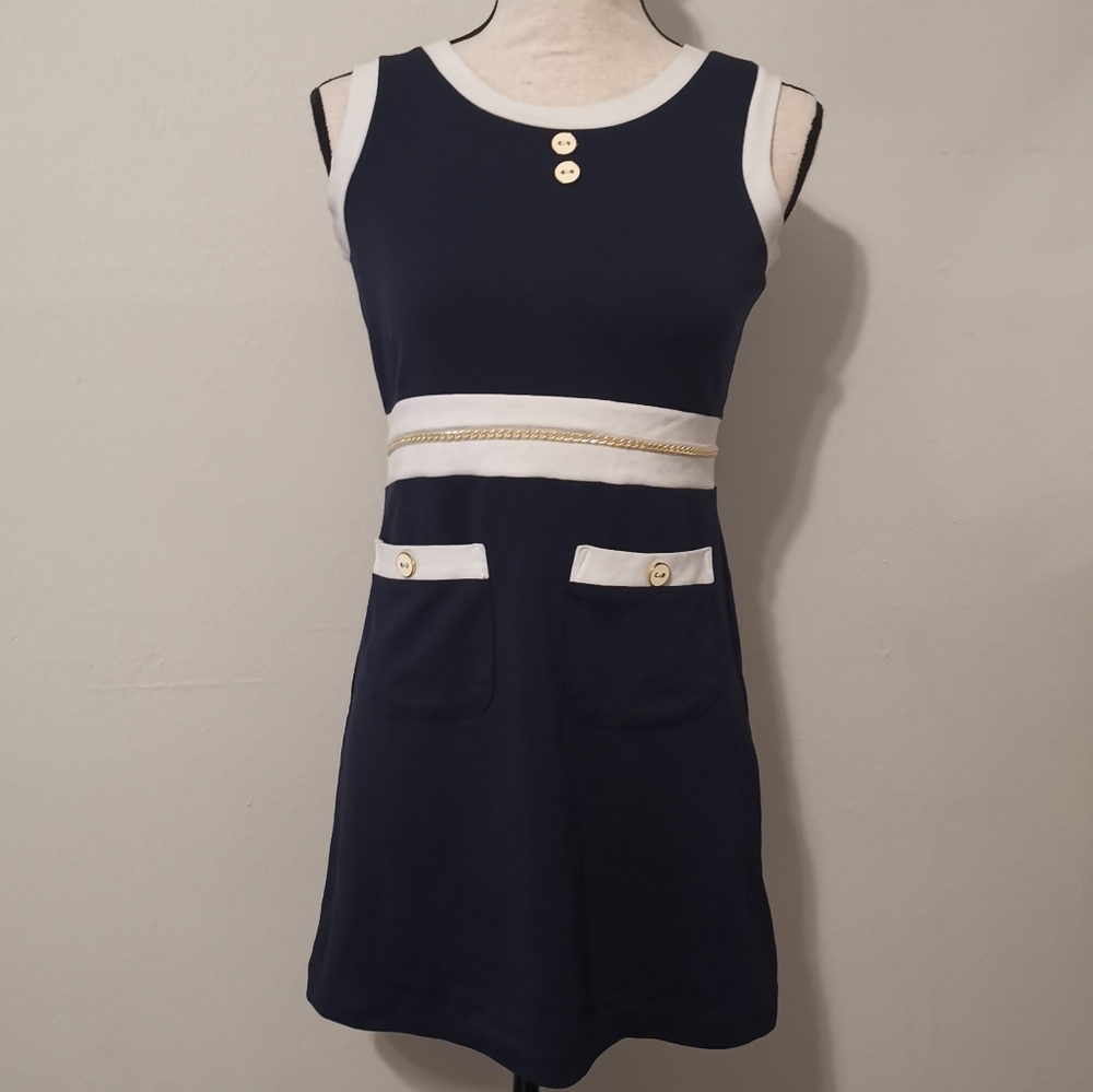 laundry by Shelli Segal Navy Mini Dress